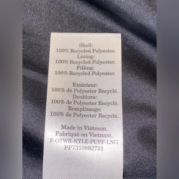 Everlane‎ The ReNew Puffer Long Hooded Oversize Coat Women XXS NEW Sustainable - Picture 5 of 7